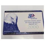 2000 US Mint 50 State Quarters Proof Set