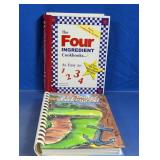 (2) Four Ingredient & Lakewood Cookbooks