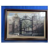 Framed Harvard Gate Wall Art