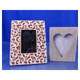 (2)Decorative Tabletop Picture Frame Duo