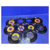 Lot of Vintage 45 RPM Vinyl Records