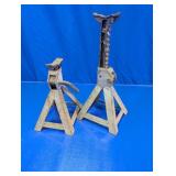 (2) Heavy Duty Steel Jack Stands