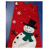 (1) Snowman Christmas Gift Sack