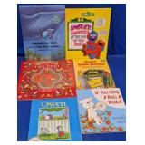 (6) Sesame Street & Scholastic Kids Books