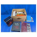 Mixed Books, Photo Albums & Office Media Lot