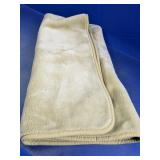 Beige Fleece Blanket