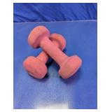(2) 5 lb Neoprene Dumbbells
