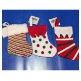 (3) Hobby Lobby Christmas Stockings