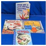 (4)"There Was An Old Lady" & Friends Book Lot