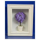 Framed Floral Shadow Box Wall Decor