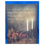 Illuminated Psalm 100:4 Canvas Wall Art