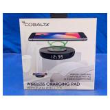 Cobaltx Wireless Charging Pad w/Digital Clock