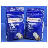 (2) Walgreens Epsom Salt Bags