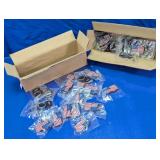 American Flag Pins in Plastic Packaging