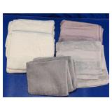 (5)Multi-Color Assorted Cotton Washcloth Lot