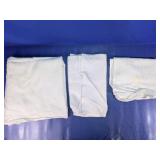 Assorted White Linens Fabric Lot