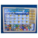 (1) Wooden Magnetic Calendar Board