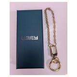 Effy Gold Tone Bag Chain and Keychain