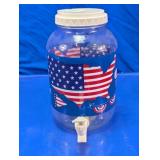 (1) Glass Beverage Dispenser w/ Spigot