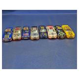 (8)NASCAR Diecast Cars Toy Cars Lot