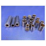 Metal Socket Set Assorted Pieces