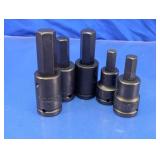 Black Oxide Impact Hex Bit Socket Set