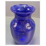 Vintage Cobalt Blue Glass Vase