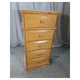 Simmons Juvenile 5-Drawer Pecan Chest