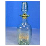Bourbon Glass Decanter with Stopper