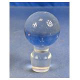 Clear Glass Round Bottle Stopper