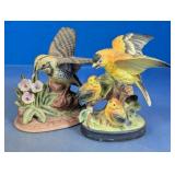 Vintage Porcelain Bird Figurine Collection