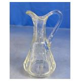 Vintage Clear Glass Cruet