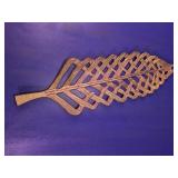 Large Decorative Bronze Leaf Wall Hanging