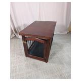 Wooden Pet Crate & End Table