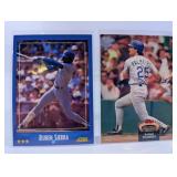 Ruben Sierra & Rafael Palmeiro Cards