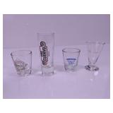 Assorted Branded Shot Glass Collection