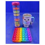 Toddler Mealtime & Sensory Toy Lot