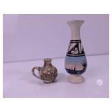 Decorative Ceramic Vase and Pitcher Set