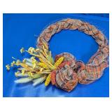 Decorative Fall Mesh Wreath