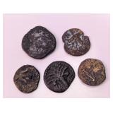 (5)Collection of Ancient-Style Bronze Coins Lot