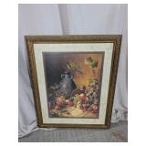 Framed Still Life Fruit Wall Art