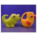 Animal-Themed Plastic Toddler Bath Pouring Toys
