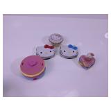 Hello Kitty Tins and Accessories Lot