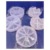 Round Sectioned Molds Lot