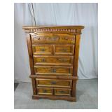 Tall Solid Pine Chest of Drawers