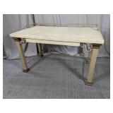 Metal Base Writing Desk Table