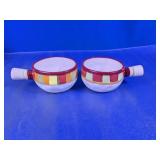 Cracker Barrel Soup Bowls w/ Handles