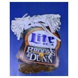 Miller Lite Brooks Dunn Hanging Cutouts