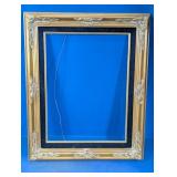 Ornate Gold Picture Frame w/ Black Inset