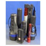 Mixed Flashlights & Safety Lantern Lot